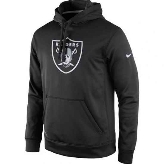NFL Oakland Raiders Nike Practice Performance Pullover Hoodie Black